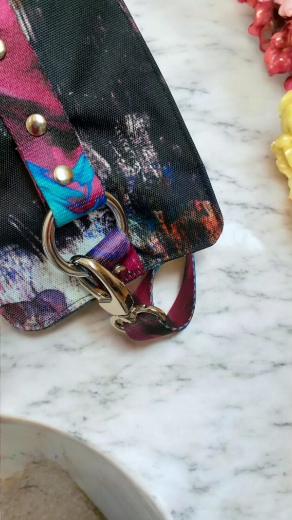 Waterproof Canvas Triple Sling Bag: Slim Crossbody Travel Bag