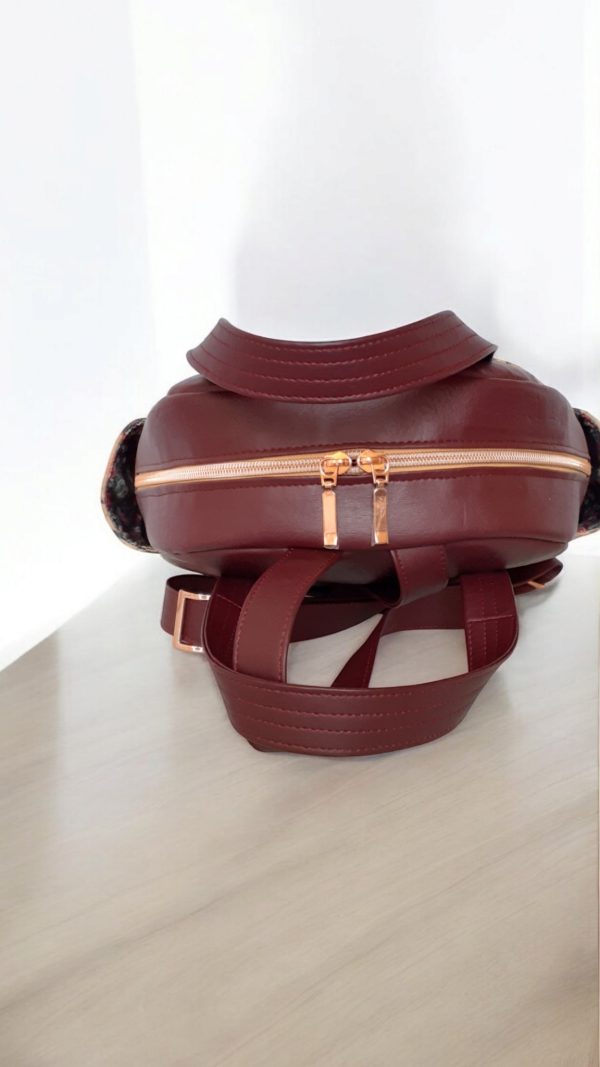 Zenaida Backpack: Cork & Vinyl Medium Backpack