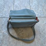 The Zara, Shoulder/Crossbody bag with sleek geometric lines and an asymmetrical flap