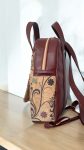 Zenaida Backpack: Cork & Vinyl Medium Backpack
