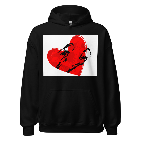 Two Birds Black Valentine Hoodie