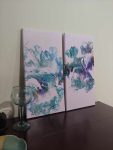 Violet Rush #231 - 2 pc Painting