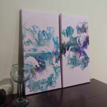 Violet Rush #231 - 2 pc Painting