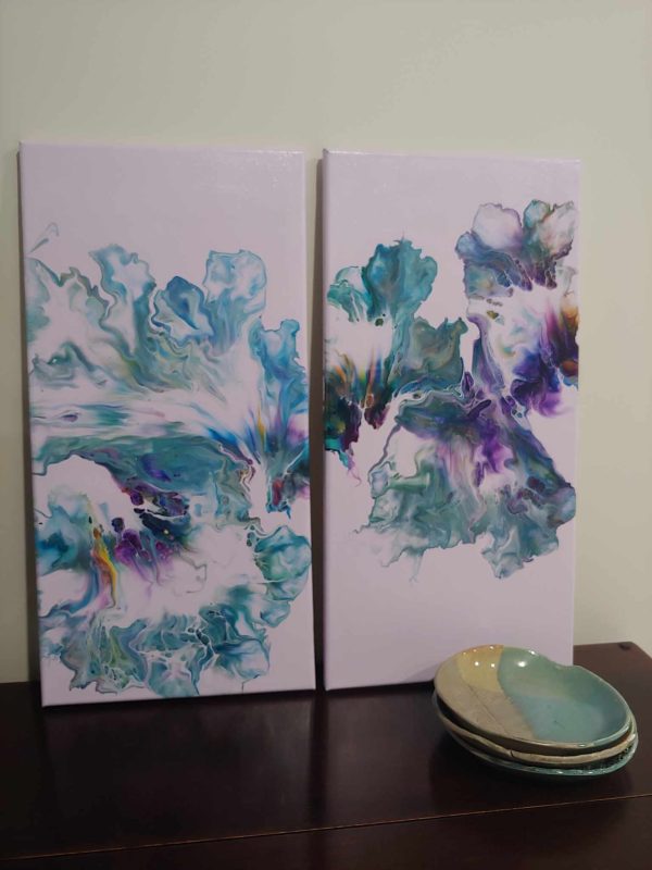 Violet Rush #231 - 2 pc Painting