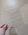 Acrylic Name Tracing Boards- Dry Erase