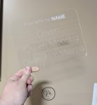 Acrylic Name Tracing Boards- Dry Erase