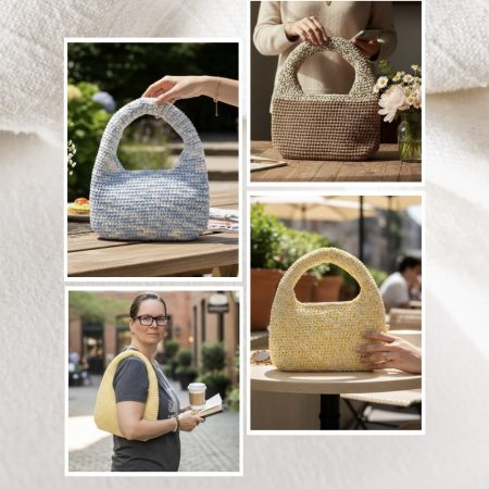 Hand Crochet Fashion Shoulder Bag