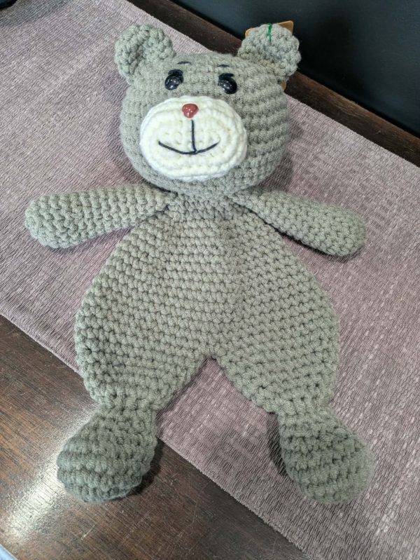 Crocheted Lovey Bear