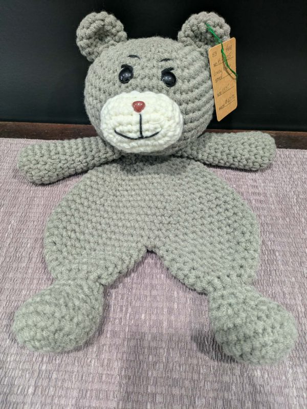 Crocheted Lovey Bear