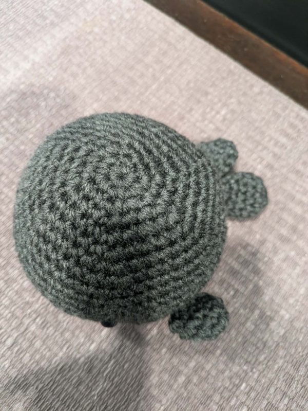 Crocheted Grey Whale