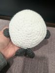 Crocheted Grey Whale