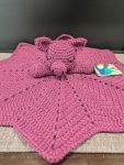 Crocheted Lovey Sleepy Piggy