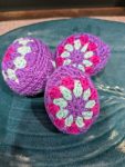 Easter Eggs in wool