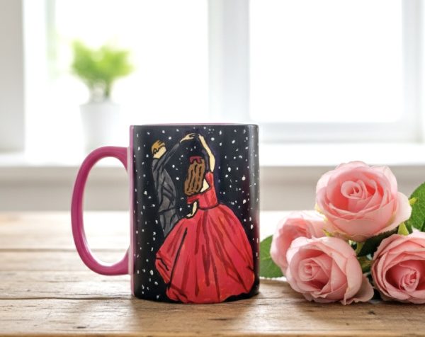 Handpainted Couple Mug
