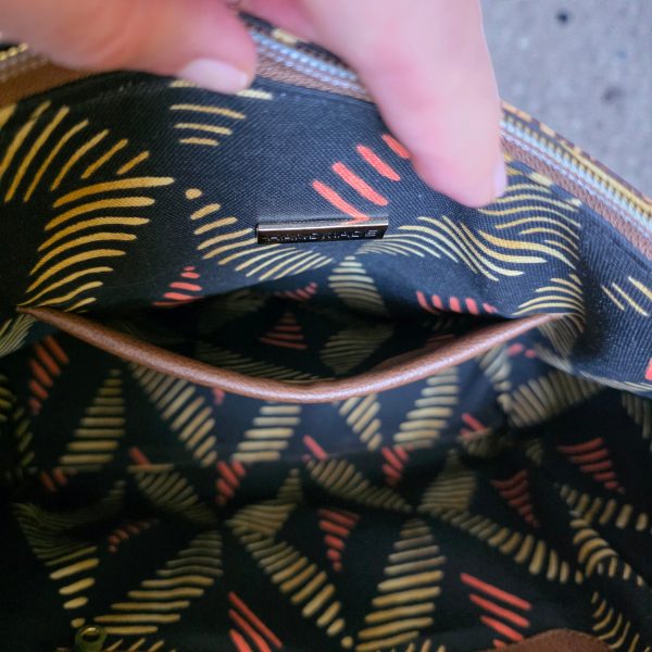 Brown Cork/Vinyl Tote Bag
