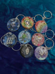 Resin Art Key Chains Zodiac, Under the Sea and much more!
