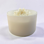 Wedding Guest Table, Decorative White Iris Candle, 24 oz