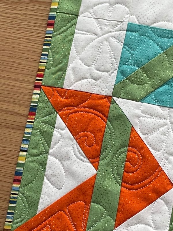 Quilted Spring Table Topper