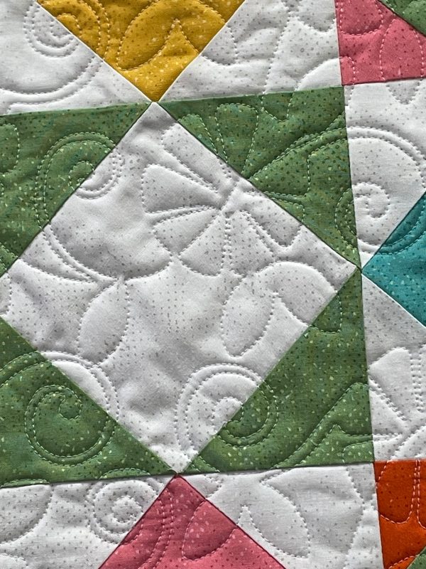 Quilted Spring Table Topper