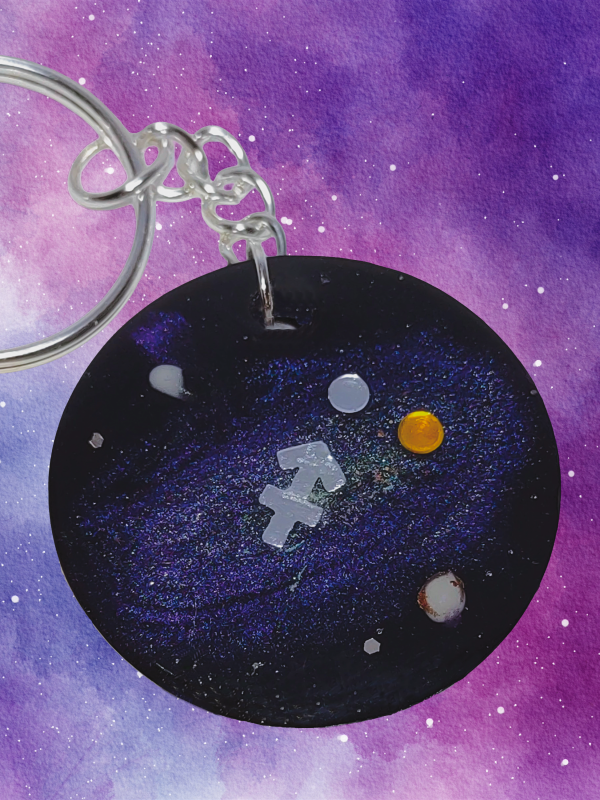 Resin Art Key Chains Zodiac, Under the Sea and much more!