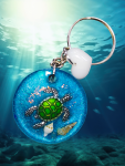 Resin Art Key Chains Zodiac, Under the Sea and much more!