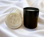 Wedding Guest Table, Decorative Black and White Candles, 227 g each