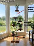 Swivel plant rack - 2 tier wall mount plant holder-FREE SHIPPING