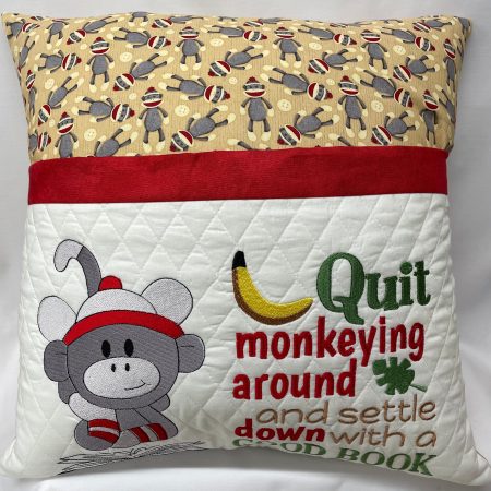 Book Pocket Pillow Slip Cover