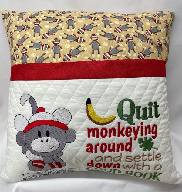 Book Pocket Pillow Slip Cover
