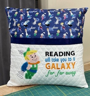 Book Pocket Pillow Slip Cover