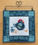 Quilted & Embroidered Table Topper/Wall Hanging