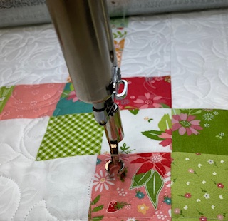 Quilted Spring Table Topper