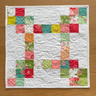 Quilted Spring Table Topper