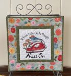 Quilted & Embroidered Table Topper/Wall Hanging