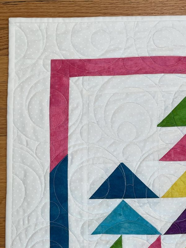 Quilted Flying Geese Table Topper