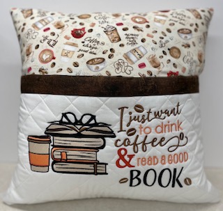 Book Pocket Pillow Slip Cover