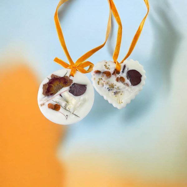Eucalyptus Soy Wax Sachet: Dried Flower Aromatherapy Closet Drawer Freshener