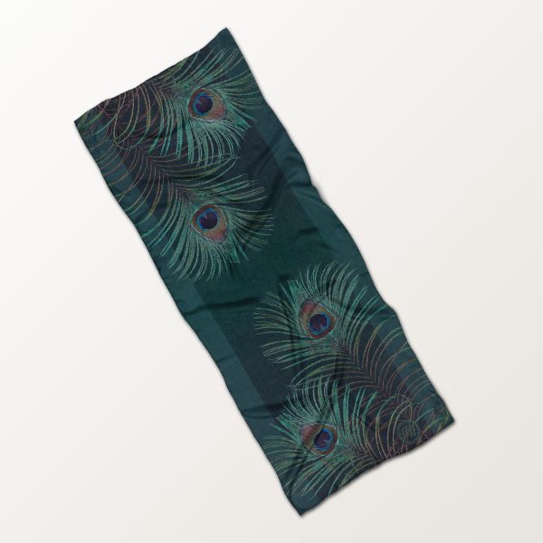 Peacock Feather ECO SCARF