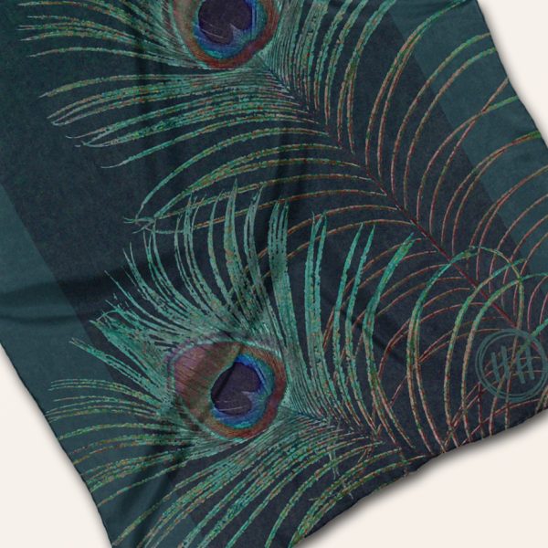 Peacock Feather ECO SCARF