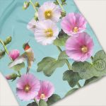 Hummingbirds & Hollyhocks ECO SCARF