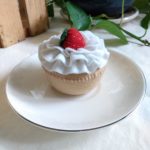 Wool Felt Strawberry Cupcake | Imaginative Play | Tea Party