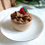 Wool Felt Strawberry Cupcake | Imaginative Play | Tea Party