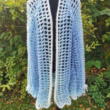Oversized Long Lacy Cardigan, Long Crochet Jacket