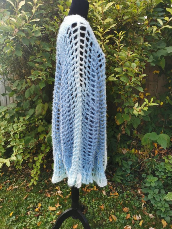 Oversized Long Lacy Cardigan, Long Crochet Jacket