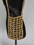 Handmade Metallic Woven Handbag - Gold Purse