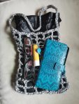 Handmade Metallic Woven Handbag - Silver Purse