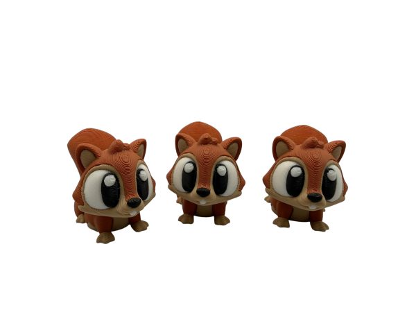 Flexi Squirrel Acorn House Playset – 3D Printed Woodland Scene
