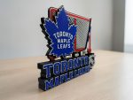 Toronto Maple Leafs 3D Printed Desk Art | 25cm x 21cm