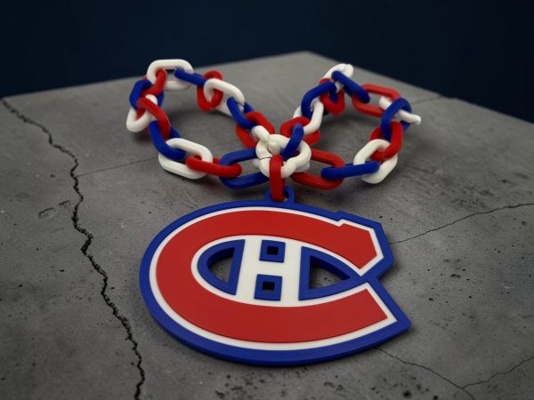 Montreal Canadiens Fan Chain – Large 3D Printed Hockey Necklace