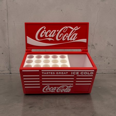 🥤🔥 Coca-Cola Inspired 3D Printed Desk Organizer & Pen Holder